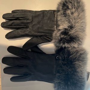 Genuine Fur & Lambskin gloves